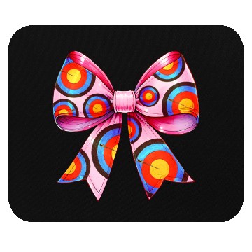 Discover Coquette Bow Archery Archer Bow and Arrow Mouse Pads