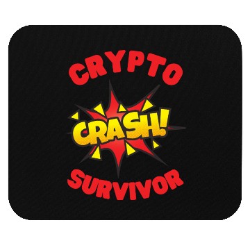 Discover CRYPTO crash survivor Mouse Pads