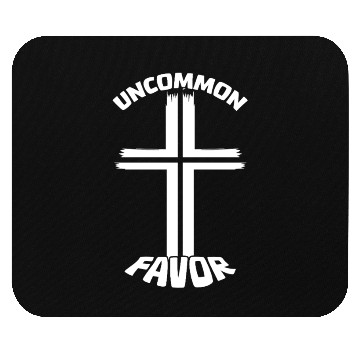 Discover Uncommon Favor Jesus Christ Cross Easter Mouse Pads