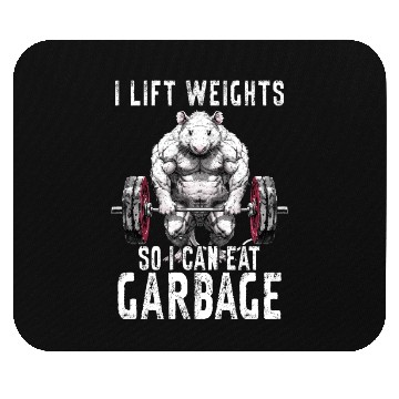 Discover Opossum Workout Weightlifting Gym Gift Mouse Pads