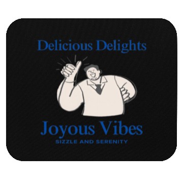Discover Delicious Delights & Joyous Vibes Mouse Pads