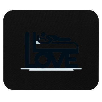 Discover 3D Love Typography with Creative Design Mouse Pads
