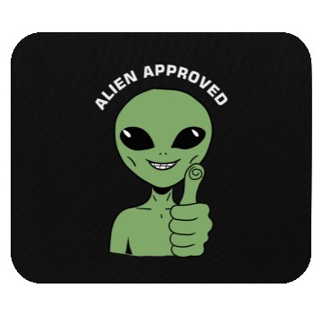 Discover Alien Approved Retro Sci-Fi Mouse Pads