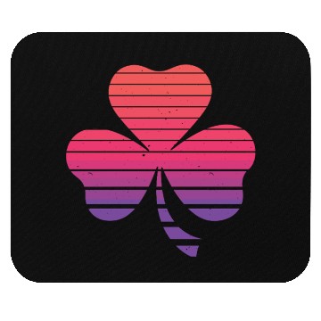 Discover Vintage Sunset Shamrock St. Patrick's Day Mouse Pads