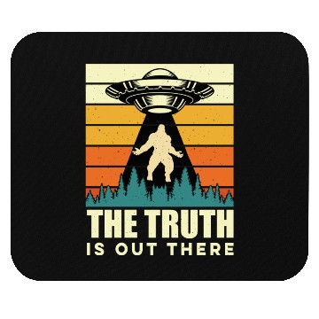 Discover UFO-Bigfoot Yeti Sasquatch Mouse Pads