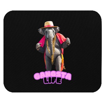 Discover Gangsta Life Elephant 3 Mouse Pads