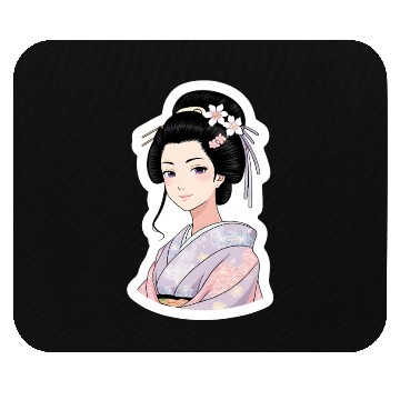 Discover Japanese woman Mouse Pads
