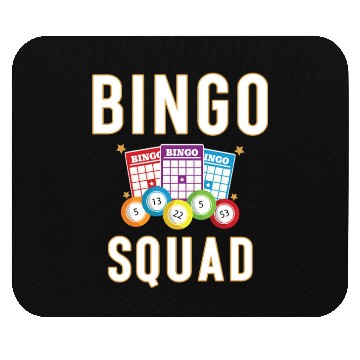 Discover Bingo Squad Bingo Card Player Gift Mouse Pads