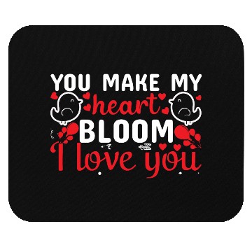 Discover You Make My Heart Go BOOM, Love You Mouse Pads