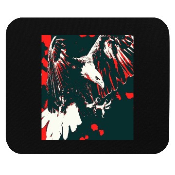 Discover Eagle Landing Mouse Pads