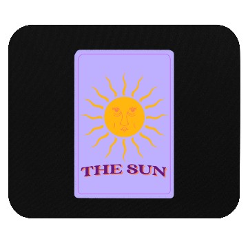 Discover The Sun, Aesthetic Tarot Cards Mouse Pads