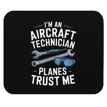 Discover Aircraft Technician Avionics Maintenance Airport Mouse Pads