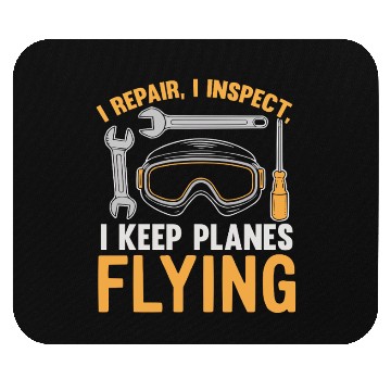 Discover Aircraft Technician Avionics Maintenance Airport Mouse Pads