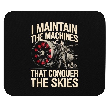 Discover Aircraft Technician Avionics Maintenance Airport Mouse Pads