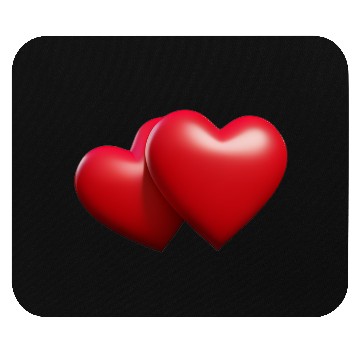 Discover love red hearts Mouse Pads