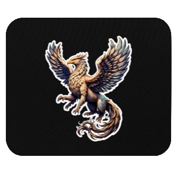 Discover Celestial Griffin Soars Mouse Pads