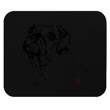 Discover pug dog Mouse Pads
