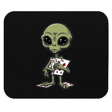 Discover Alien Cards 1 Mouse Pads