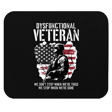 Discover Dysfunctional Veteran Mouse Pads