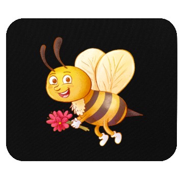 Discover Bee & Flower"s Mouse Pads