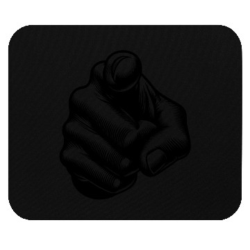 Discover Classic Iconic Finger Pointing Hand Gesture Mouse Pads