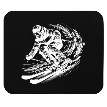 Discover Skiing With Impressive Dynamics In The Snow Mouse Pads