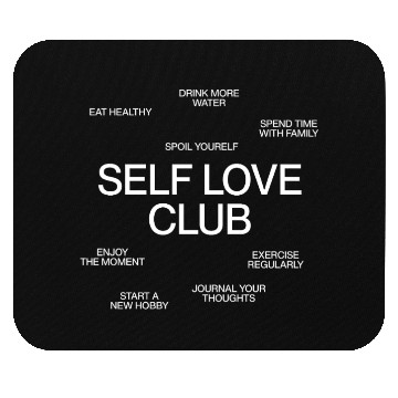 Discover Self Love Club Mouse Pads