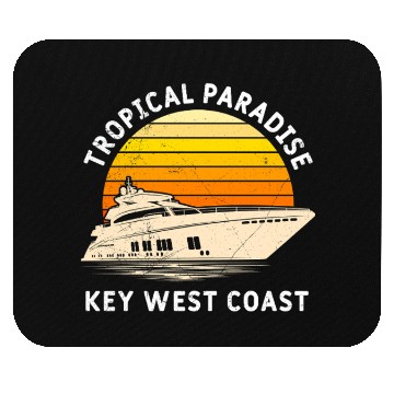 Discover Florida TROPICAL PARADISE KEY-WEST COAST Mouse Pads