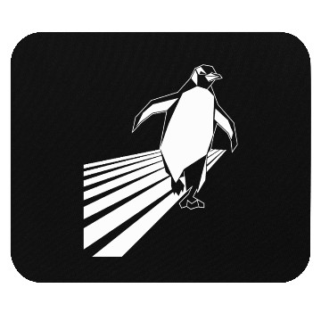 Discover Penguin Stride Running Jogging Adventure Mouse Pads