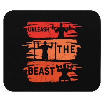 Discover Unleash The Beast Gym Mouse Pads