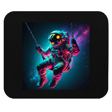Discover Swinging in space sh Mouse Pads