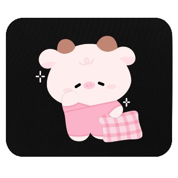 Discover Sleepy Cow Mouse Pads