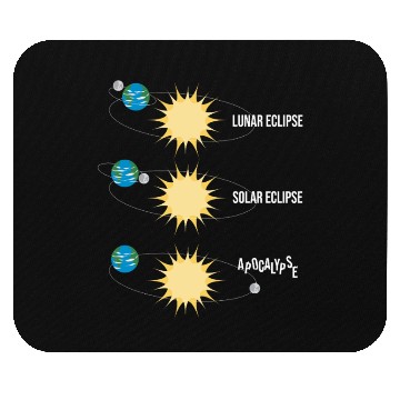 Discover Lunar Eclipse Solar Eclipse Apocalypse Mouse Pads