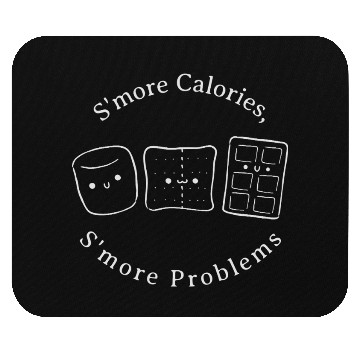 Discover S’more Calories, S’more Problems backyard camping Mouse Pads