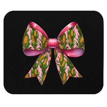 Discover Coquette Bow Corn Pattern Farmer Farming Mouse Pads