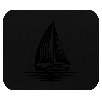 Discover Sailboat In Calm Sea On The Horizon Mouse Pads
