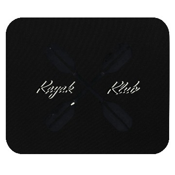 Discover Kayak Klub Logo Mouse Pads