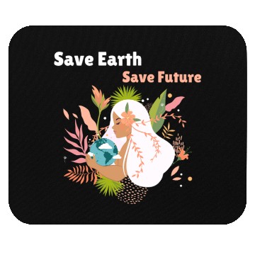Discover Save Earth Save Future Mouse Pads