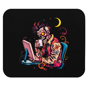 Discover Zombie Freelancer: Lack of Sleep + Deadlines Mouse Pads