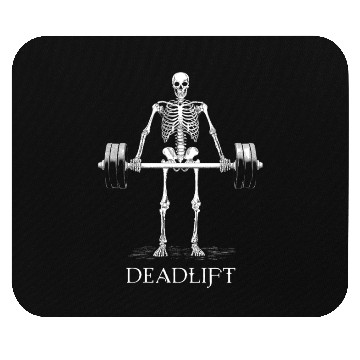 Discover Skeleton Deadlift Workout Gym Gift Mouse Pads
