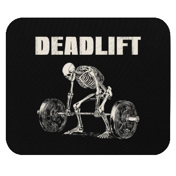 Discover Skeleton Deadlift Gym Workout Deadlift Gift Mouse Pads
