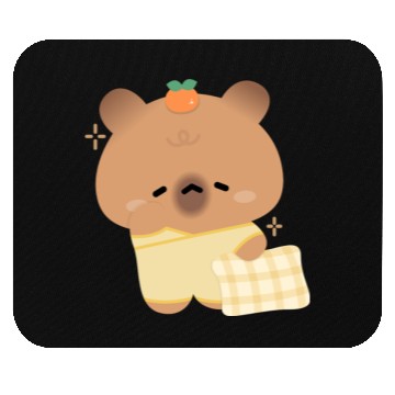 Discover Sleepy Capybara Mouse Pads