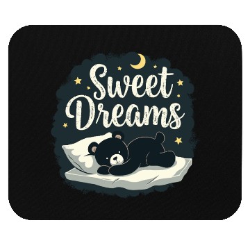 Discover Teddy Bear Sweet Dreams Official Sleep Mouse Pads