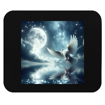 Discover Moon & Stars with Dove Mouse Pads