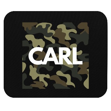 Discover Carl Name Mouse Pads for Men Good Quality Camouflage