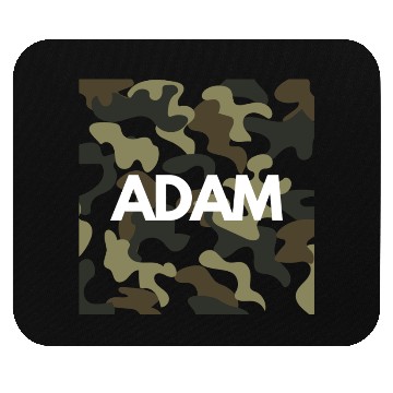 Discover Adam Name Mouse Pads Men Good Quality Camouflage
