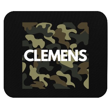 Discover Clemens Name Mouse Pads Men Good Quality Camouflage