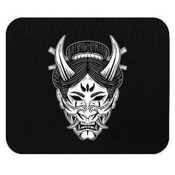 Discover Japanese Geisha Mask 2 Mouse Pads