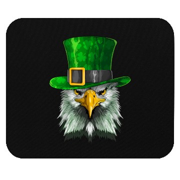 Discover Lucky Bald Eagle St. Patrick’s Day – Irish Pride Mouse Pads