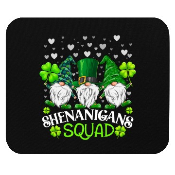 Discover Shenanigans Squad St Patricks Day Gnomes Irish Mouse Pads